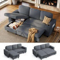 LINSY HOME Sectional Sleeper Sofa Couch by LINSYHOME