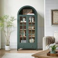 RowyPoey 71" Tall Arched Cabinet Bookshelf by RowyPoey