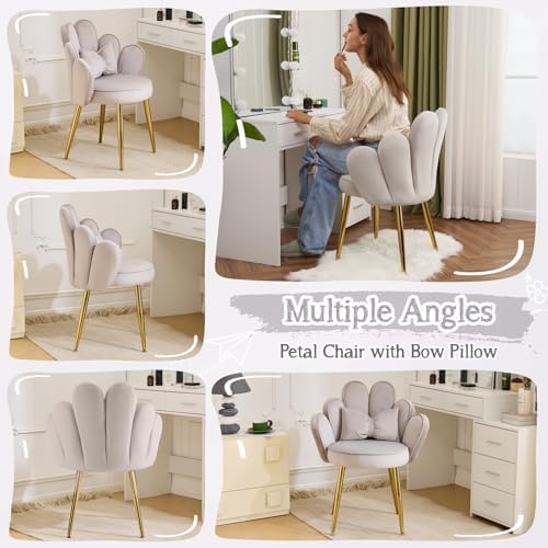 VINGLI Petal Makeup Vanity Chair - Image 5
