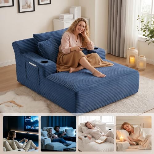 NicBex 66”Oversized Chaise Lounge Chair Indoor - Image 4