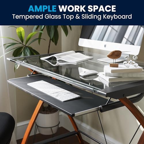 Flash Furniture Jude Tempered Glass Computer Desk - Image 6