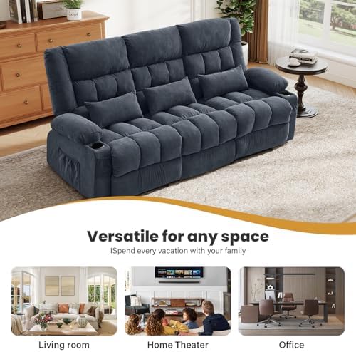 BOSMILLER Recliner 3-Seat Sofa - Image 7