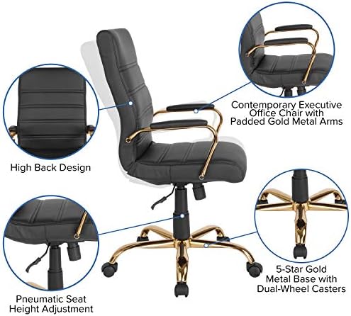 Flash Furniture High Back LeatherSoft Executive Office Chair - Image 4