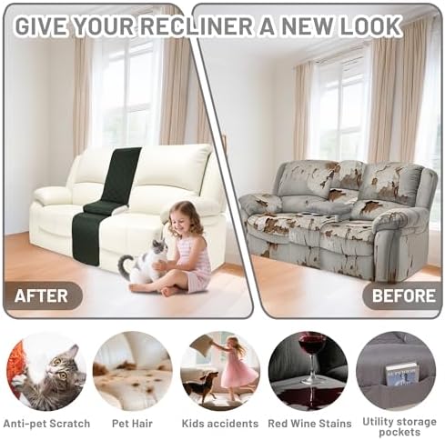 Sectional Reclining Couch Covers - Image 4