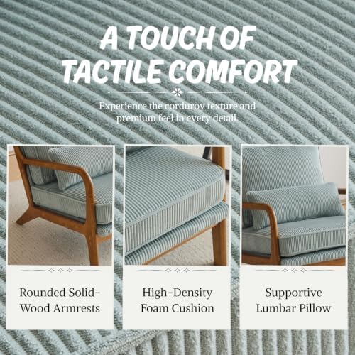 Karl home Mid-Century Modern Accent Reading Chair - Image 5