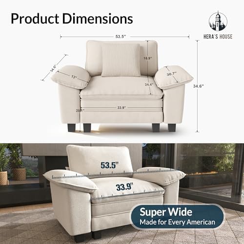 HERA'S HOUSE 1-Seat Modular Couch Accent Chair Sofa - Image 2