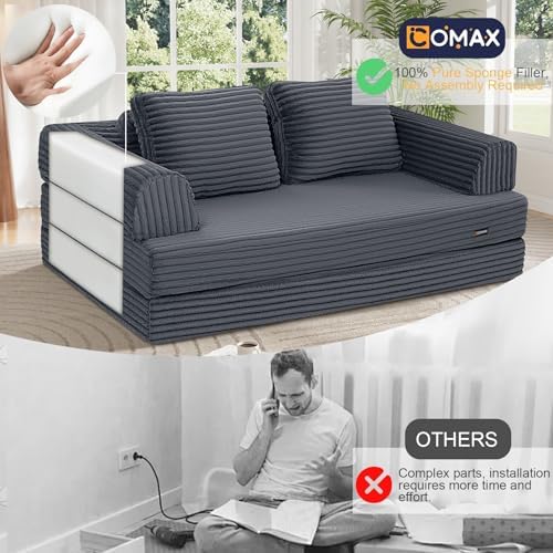 COMAX Convertible Futon Sofa Bed - Image 4
