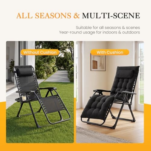 NEWBULIG Zero Gravity Chair, Folding Patio Recliner - Image 5
