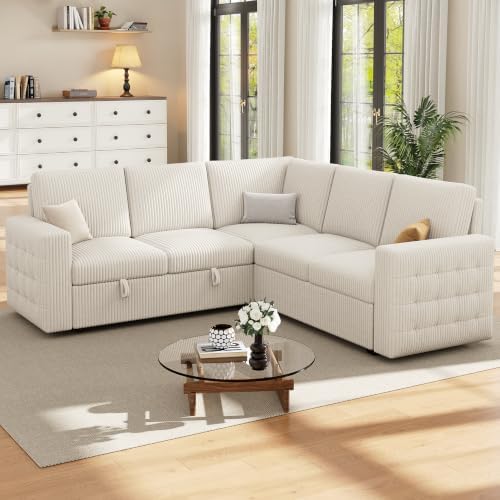 86" Sectional sleeper Sofa Bed, Pull Out Couch - Image 2