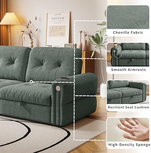 Queen Sleeper Sofa Bed - Image 5