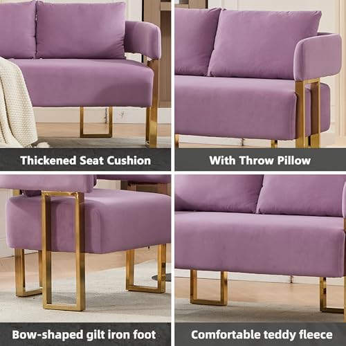 YISHENG Loveseat Sofa and 2 Accent Chairs, Comfy 3 Piece Sofa Couch - Image 5