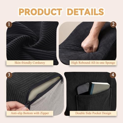 Yoga Lounge Chair for Adult, Modern Boneless Chaise Lounge Chair, Ergonomic - Image 4