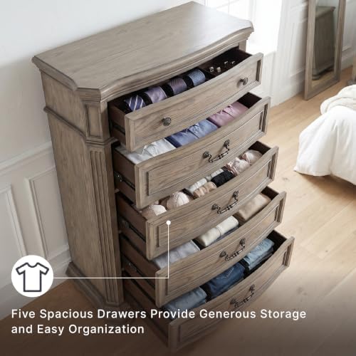 Signature Design by Ashley Ardenfield Traditional 5-Drawer Chest - Image 4