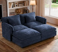 ELUCHANG 79" Oversized Modular Sectional Sofa, Comfy Chenille Cloud Couch by ELUCHANG