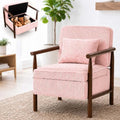 HRVEOCEI Pink Accent Chair by HRVEOCEI