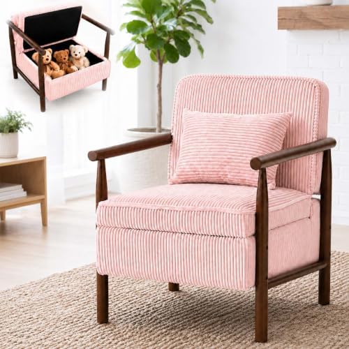 HRVEOCEI Pink Accent Chair by HRVEOCEI