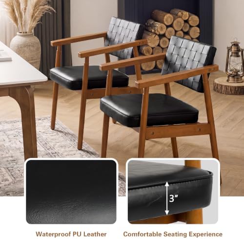 LSSPAID Mid‑Century Dining Chairs Set of 6 - Image 4
