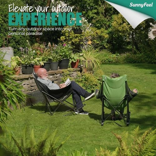 SUNNYFEEL Oversized Folding Rocking Camping Chair - Image 5