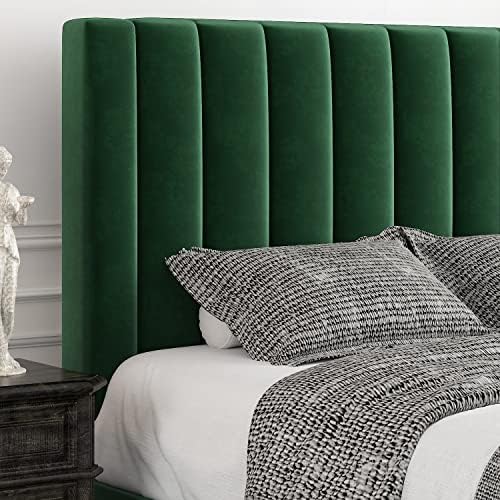 Allewie Full Bed Frame/Velvet Upholstered Bed Frame - Image 3