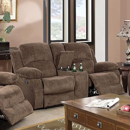 A Ainehome Living Room Furniture Set Leather Recliner Sofa Set Loveseat Chair by AAinehome