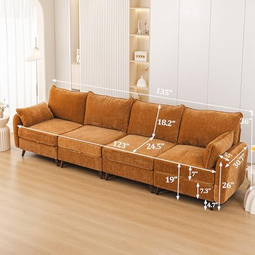 Rexulqo 135'' Modular Sectional Sofa - Image 6