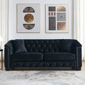 77" Modern Velvet Chesterfield Sofa by Kolavess