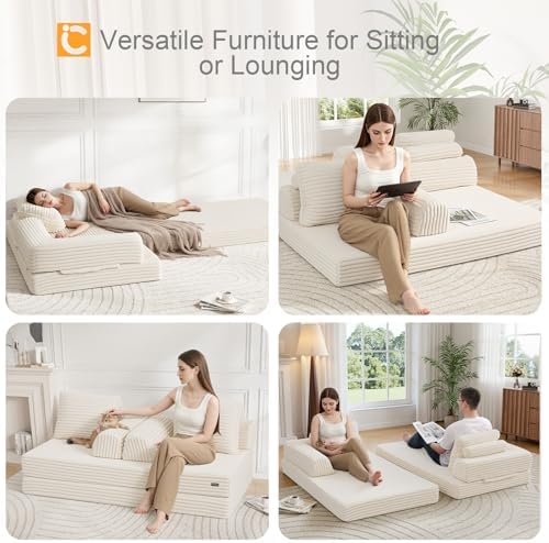 Comax Convertible Futon Sofa Bed - Image 5