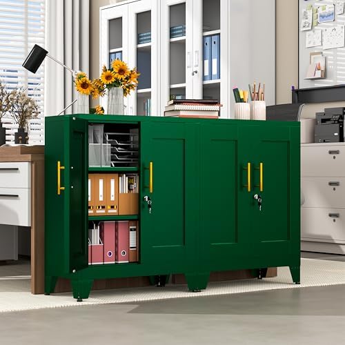 GAIOUS 36" Tall Metal Storage Cabinet - Image 2