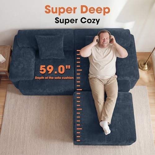 84" Modular Loveseat Couch - Image 2