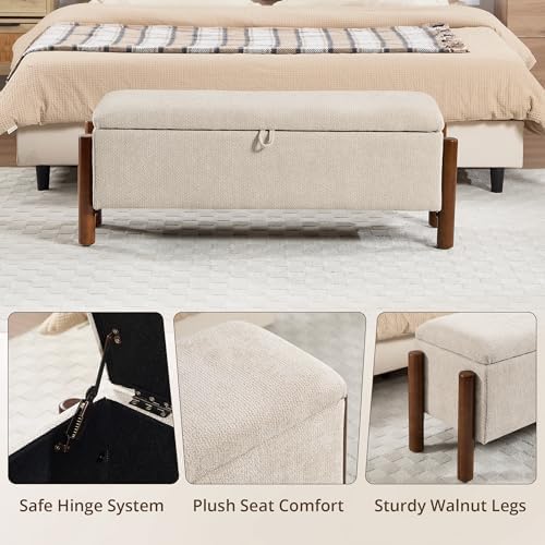 47'' Modern Storage Ottoman Benches - Image 6