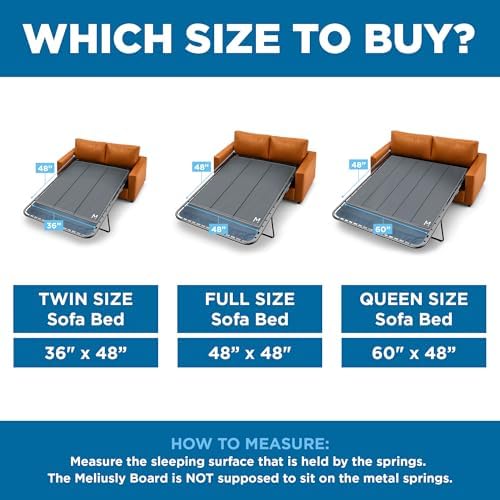 Meliusly Sleeper Sofa Bed Support Board Queen - Image 4