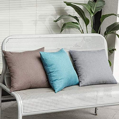 MIULEE Decorative Outdoor Pillow Covers Waterproof 18x18 Turquoise - Image 5