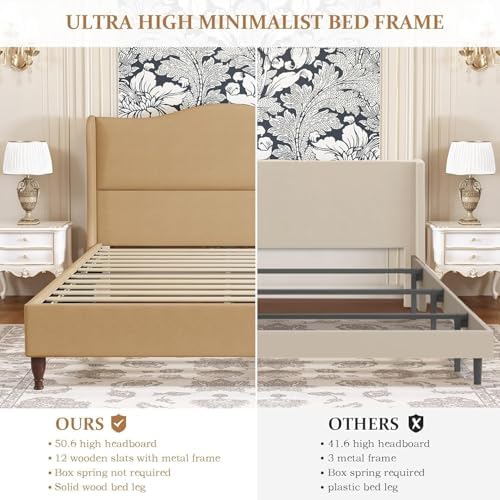 koorlian Queen Upholstered Bed Frame - Image 6
