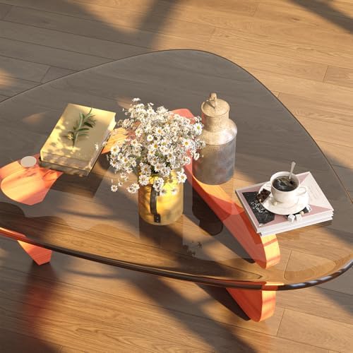 Coffee Table for Living Room Mid Century Modern Center Small Table - Image 3