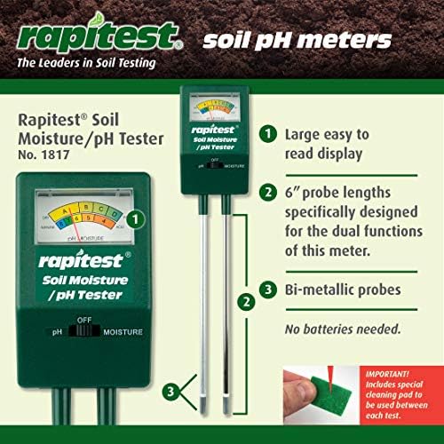 Luster Leaf 1817 Rapitest Soil pH/Moisture Tester - Image 5