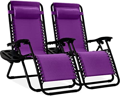 Best Choice Products Zero Gravity Chair Recliner, Amethyst Purple by BestChoiceProducts