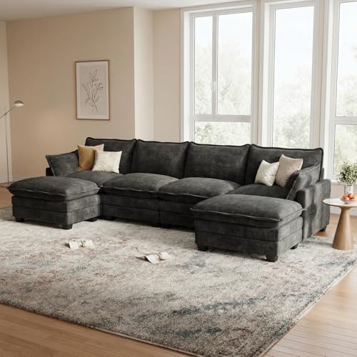 Modular Sectional Couch for Living Room, U Shaped Comfy Sofa - Image 7