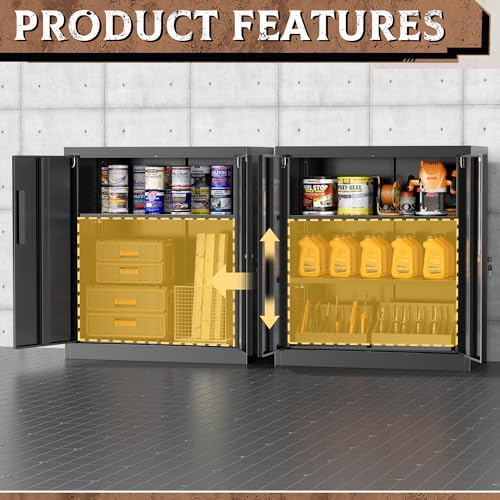 SUNCROWN Metal Storage Cabinets, 36”Locking Cabinet - Image 6