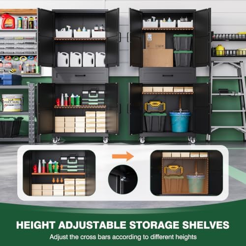 Letaya Metal Garage Storage Cabinet - Image 6