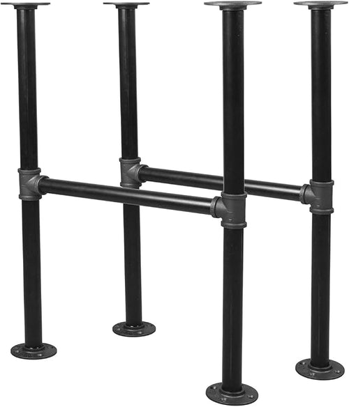28'' x 14'' H-Shape Industrial Pipe Table Leg Set by NIUBIDINDUSTRIALFURNITUR
