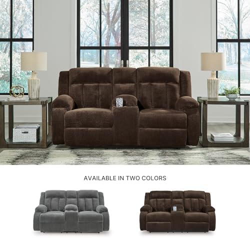 Signature Design by Ashley Power Reclining Loveseat - Image 7