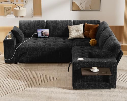 Vipbear 86" Modular Sectional Sleeper Sofa - Image 2
