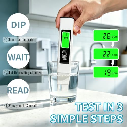4-in-1 TDS Meter, Water Tester - Image 5
