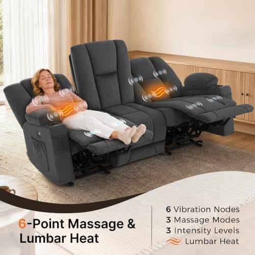 MCombo 79 in 3 Seater Reclining Sofa - Image 4