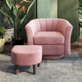 LINSY Large Swivel Accent Chair by Linsy