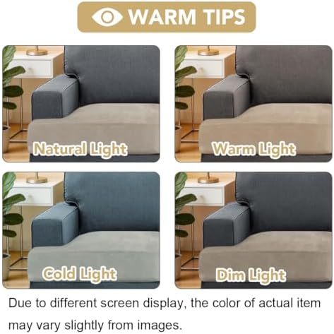 H.VERSAILTEX Stretch Velvet T Cushion Chair Covers - Image 4