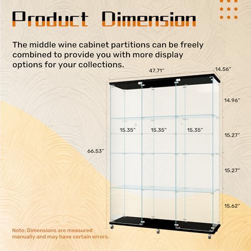 LFT HUIMEI2Y 12-Shelf Glass Display Cabinet - Image 2