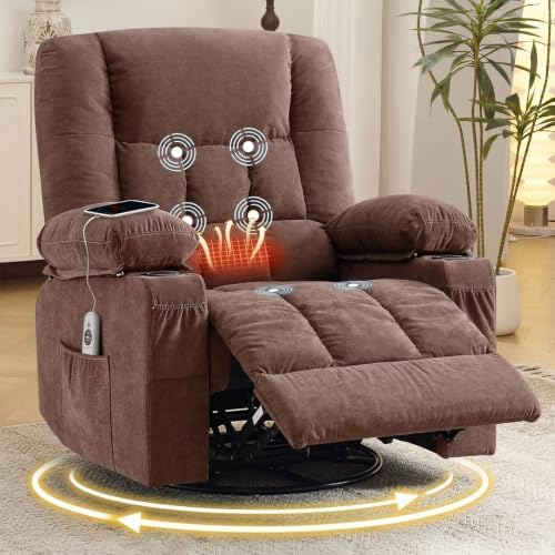 Swivel Rocker Recliner Chair by Bosmiller