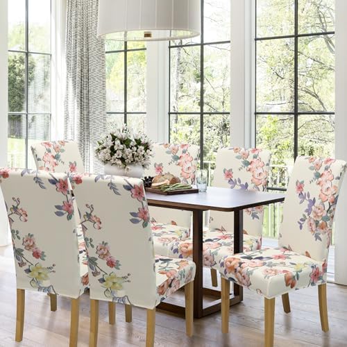 Dining Chair Covers, Stretch Seat Covers, Washable Furniture Protector - Image 2