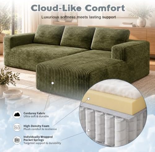 93" L-Shaped Modular Sectional Sofa - Image 4